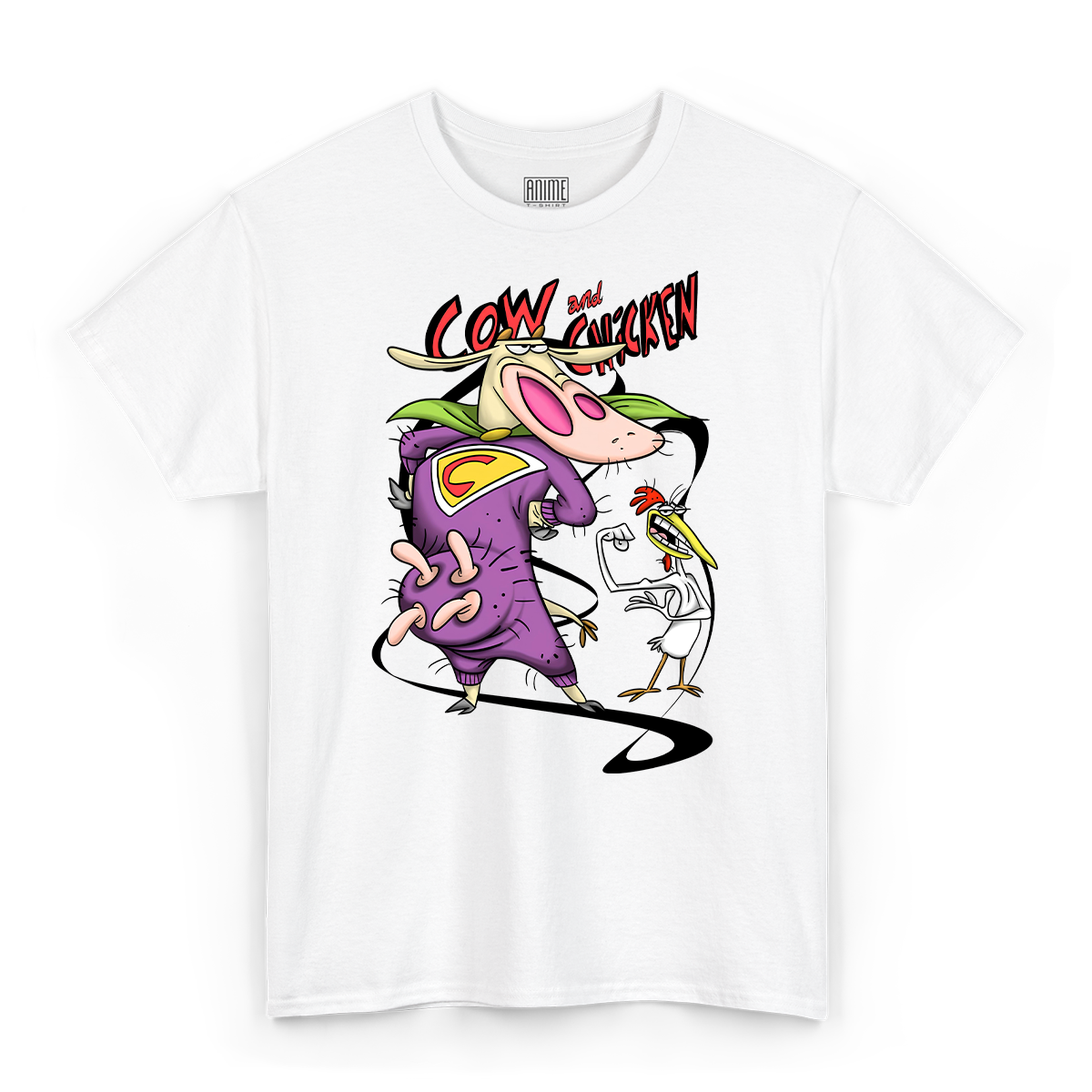T-shirt Cartoon Network - Mucca e Pollo