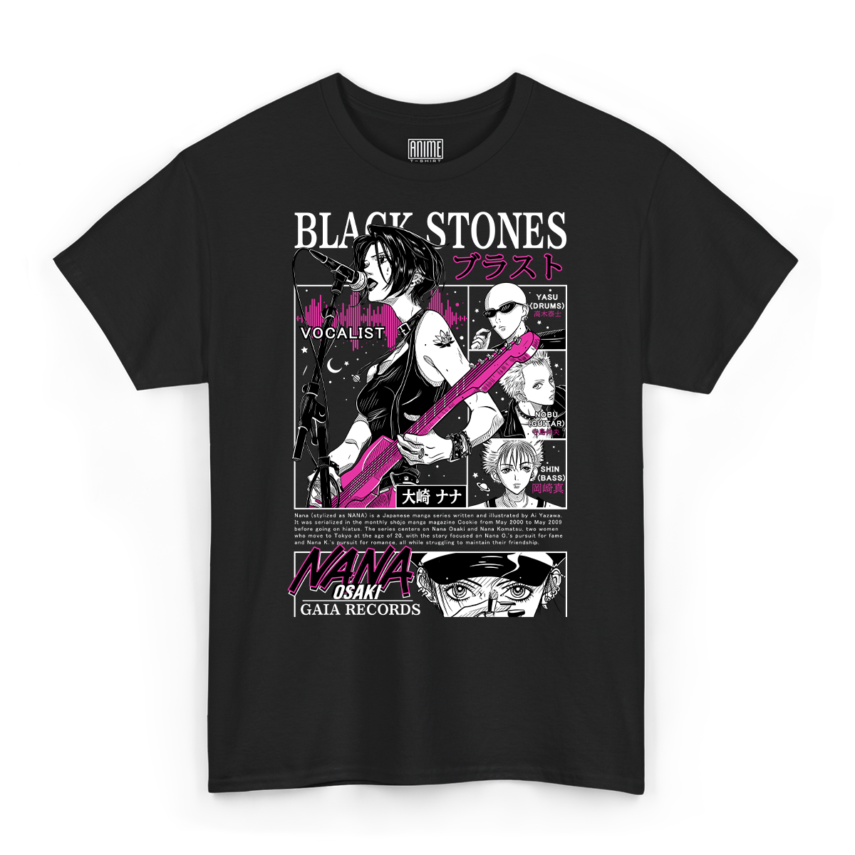 T-shirt Nana - Black Stones
