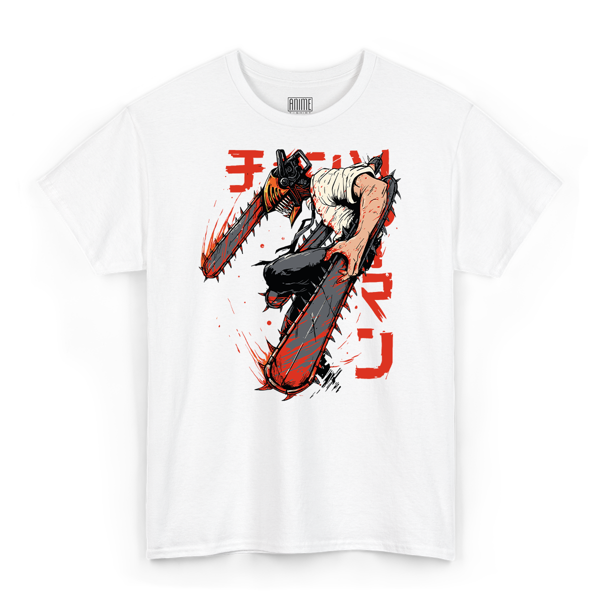 T-shirt Chainsaw Man - Denji White