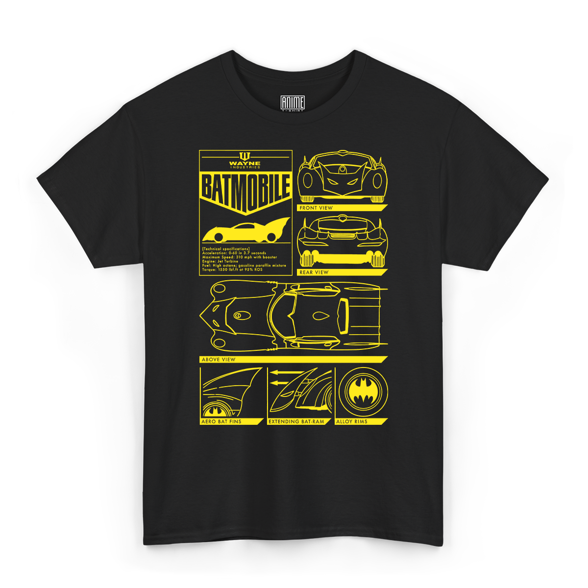 T-shirt Batman - Batmobile
