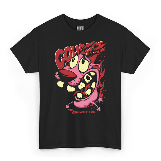 T-shirt Cartoon Network - Courge the cowardly Dog
