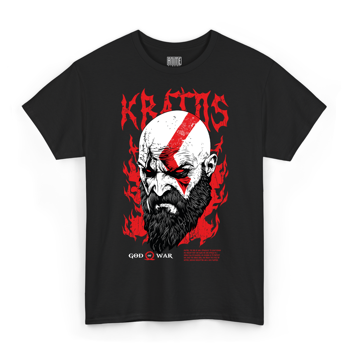 T-shirt God Of War - Kratos Fire