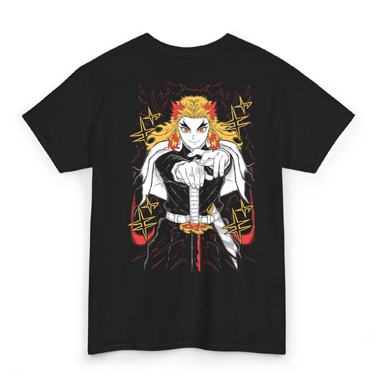 T-shirt Demon Slayer - Rengoku Murales