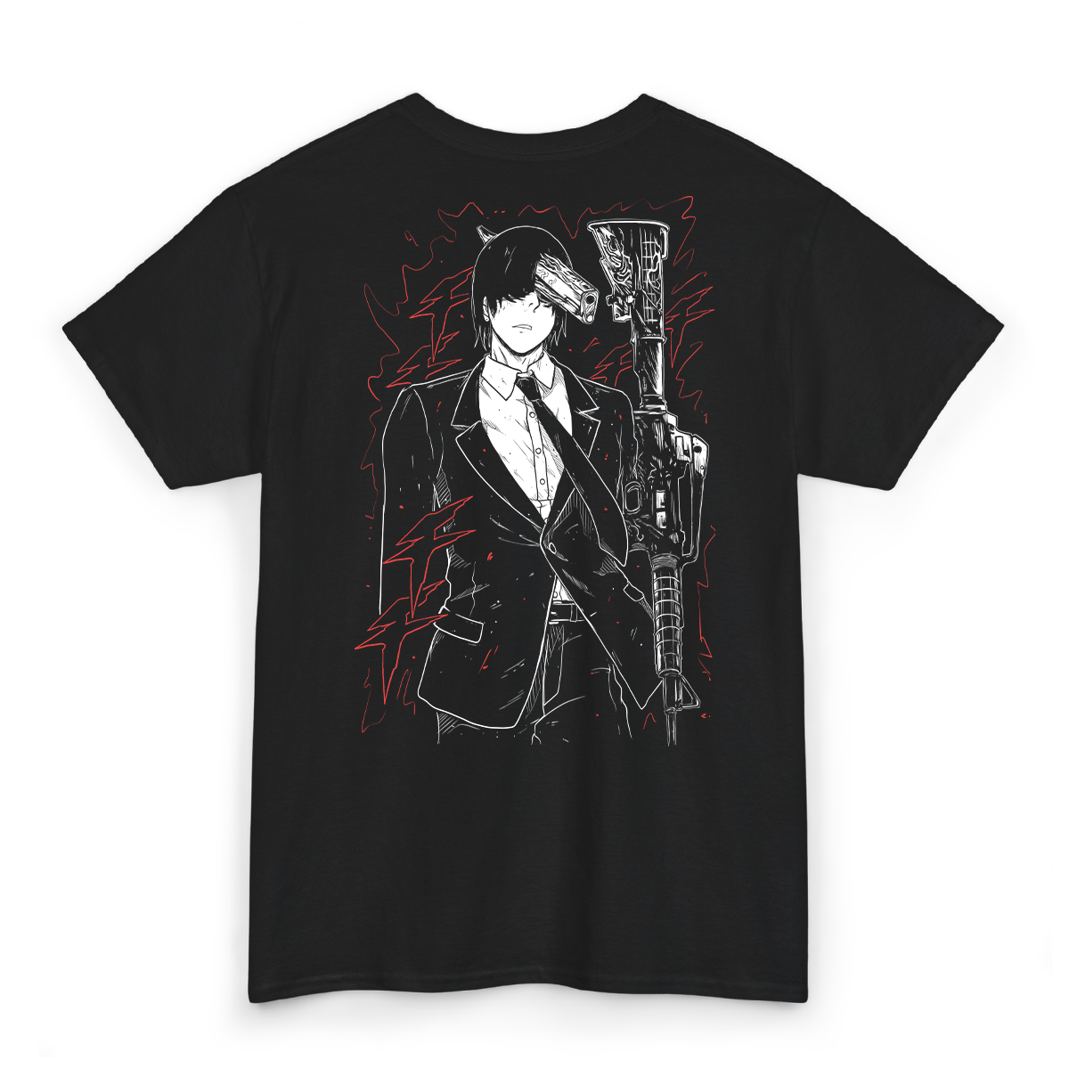 T-shirt Chainsaw Man - Gun Devil Murales