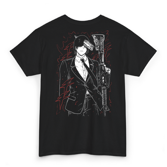T-shirt Chainsaw Man - Gun Devil Murales