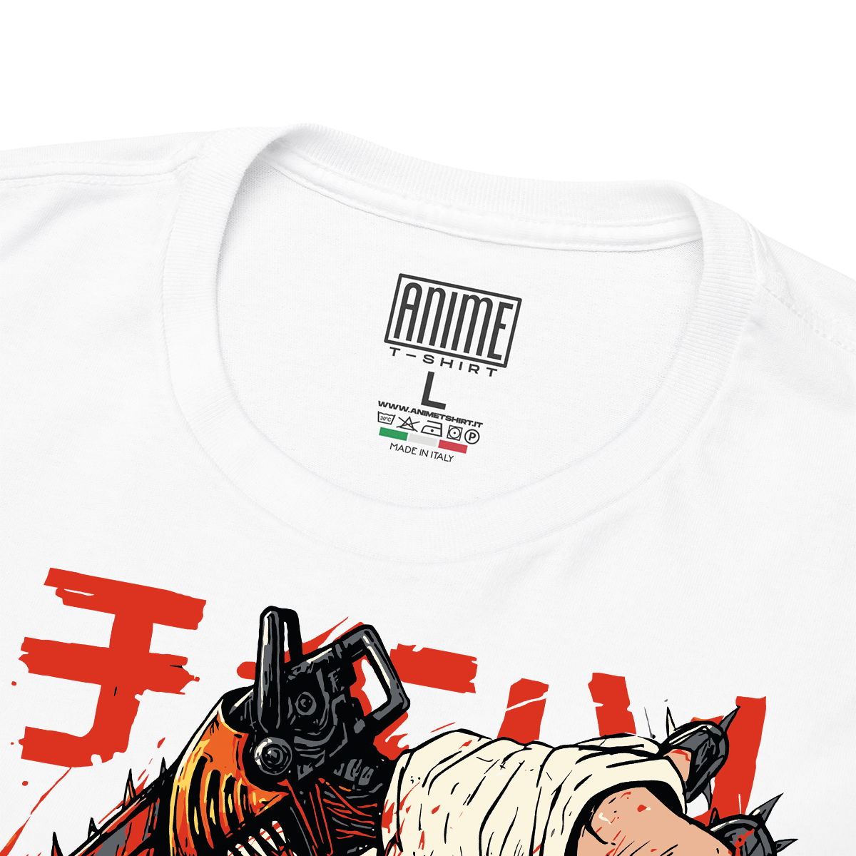 T-shirt Chainsaw Man - Denji White