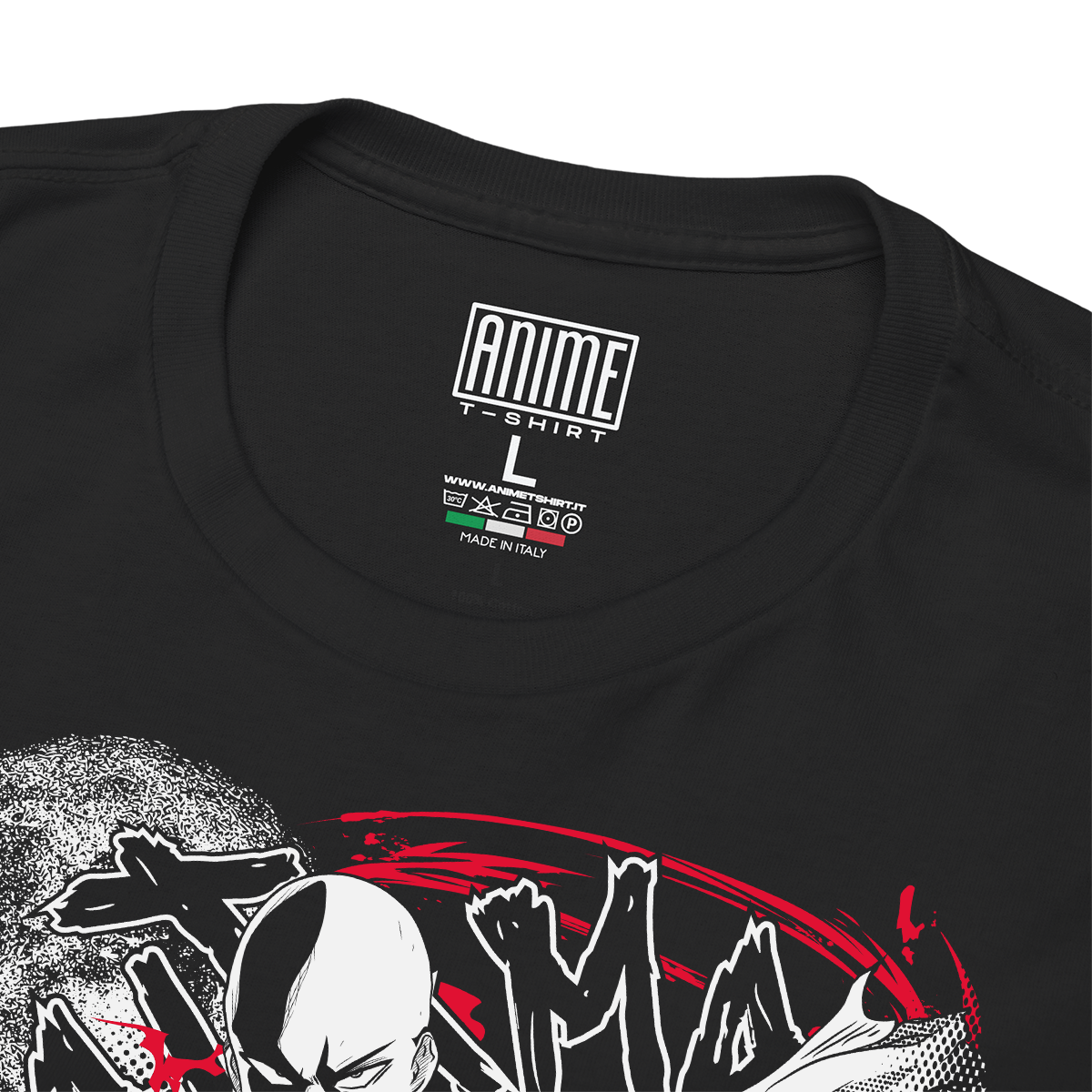 T-shirt One Punch Man - Saitama Dark