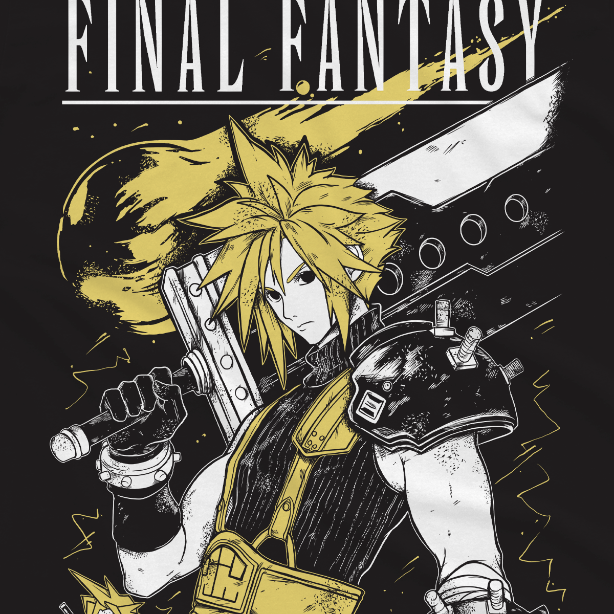 T-shirt Final Fantasy - Cloud