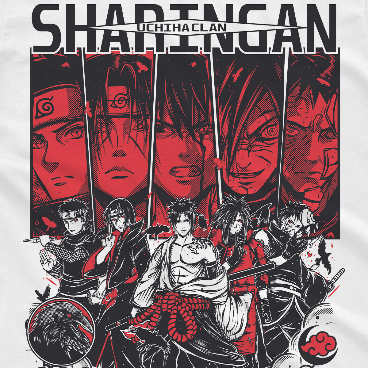 T-shirt Naruto - Uchiha Clan