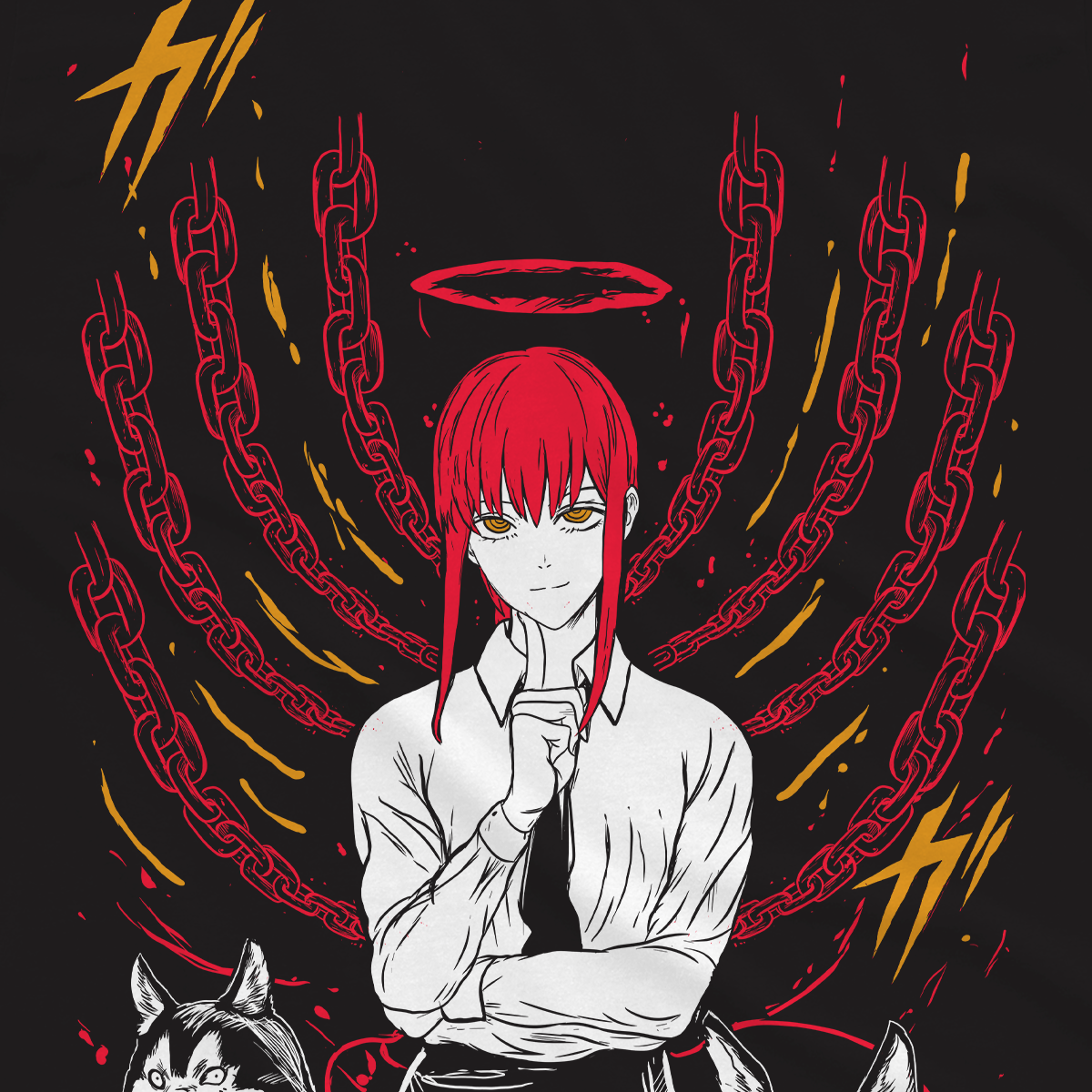 T-shirt Chainsaw Man - Makima Murales