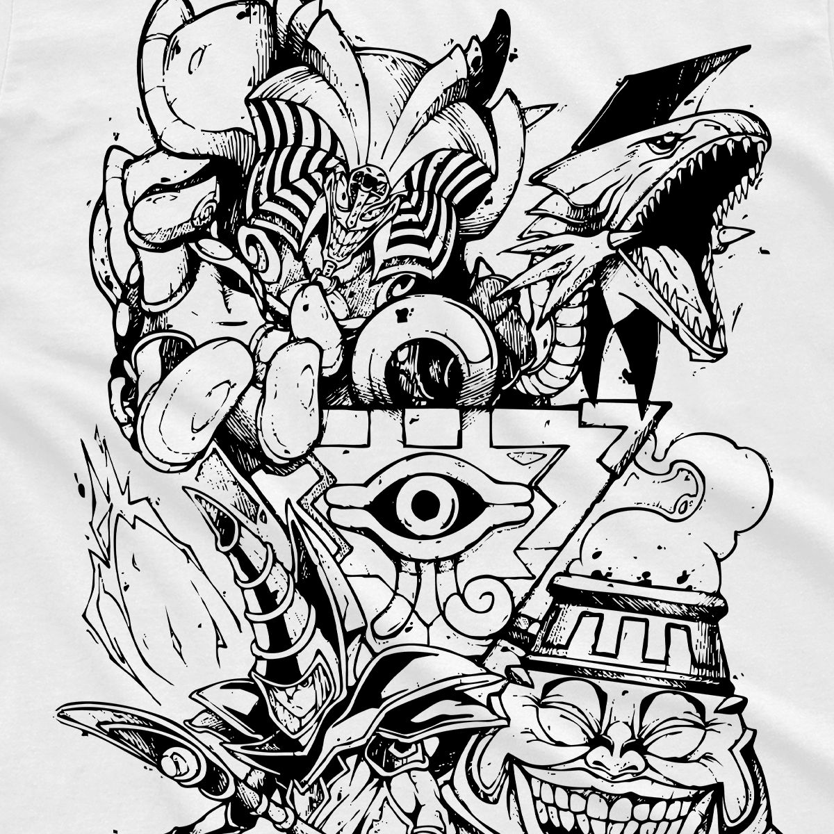 T-shirt Yu-Gi-Oh - The War