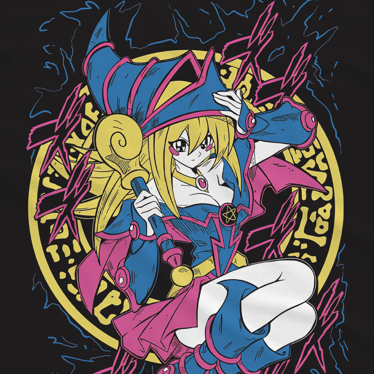 T-shirt Yu-Gi-Oh - Maga Oscura