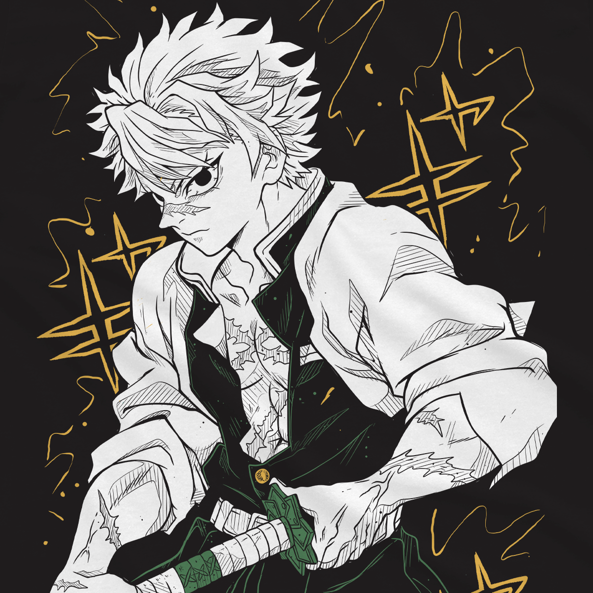 T-shirt Demon Slayer - Sanemi Murales