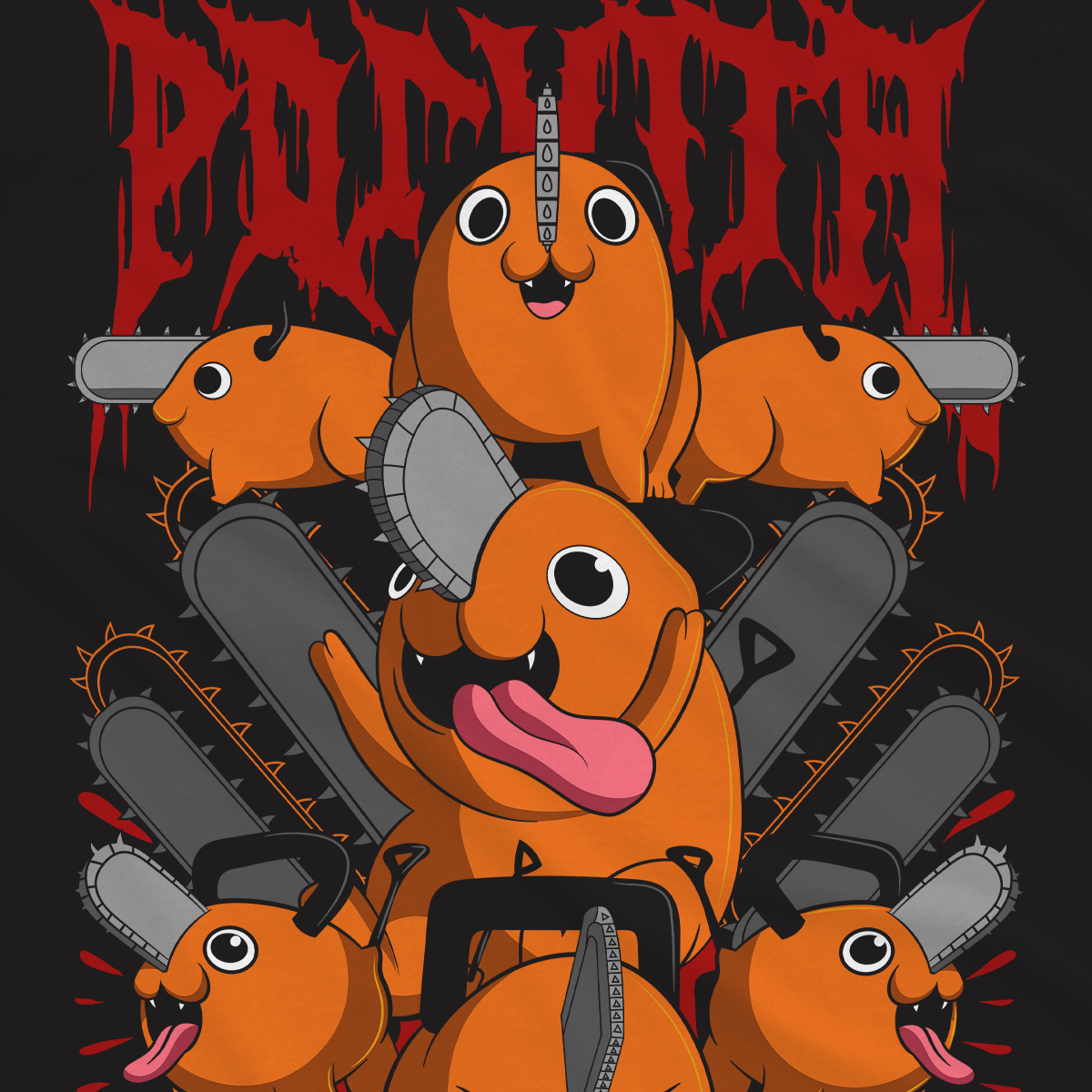 T-shirt Chainsaw Man - Pochita