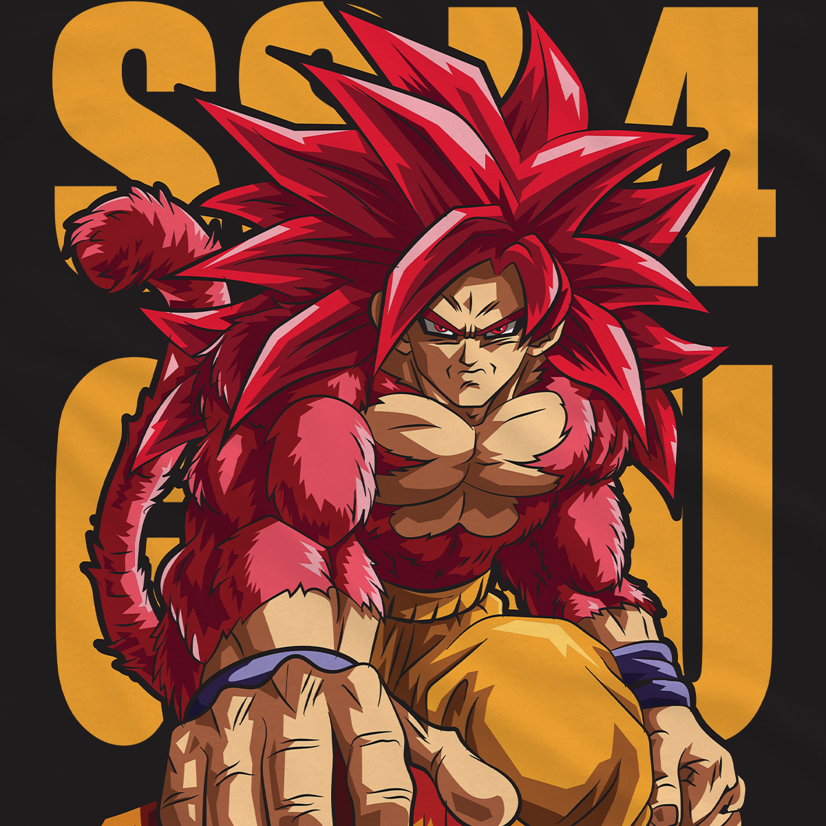 T-shirt Dragon Ball - Goku Sayan 4