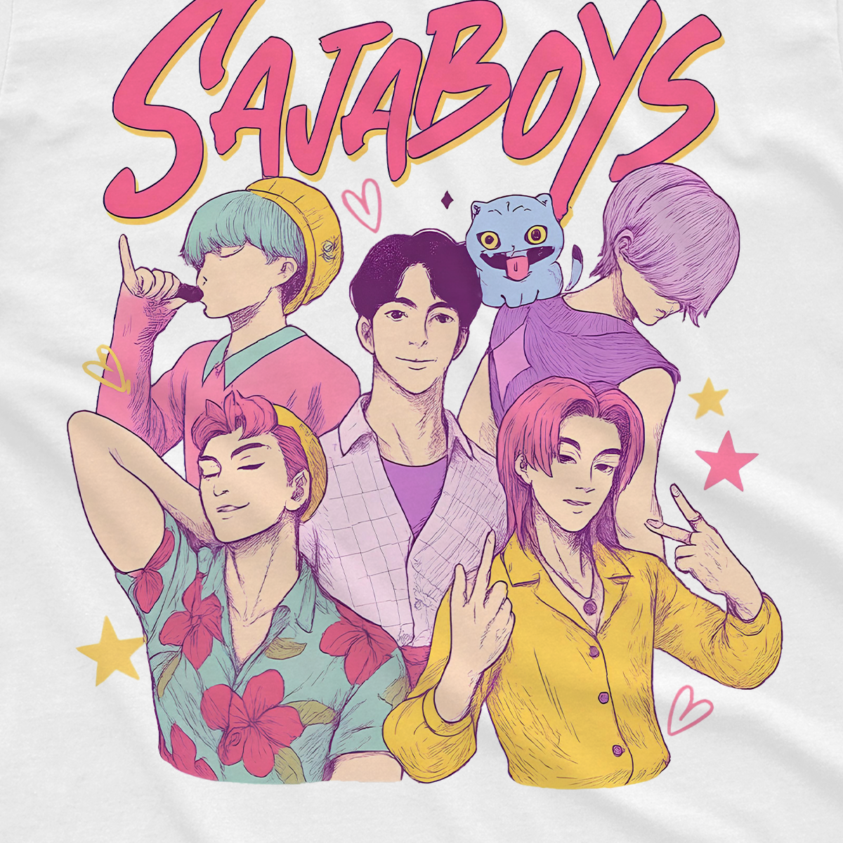 T-shirt K-Pop Demon Hunter - Saja Boys