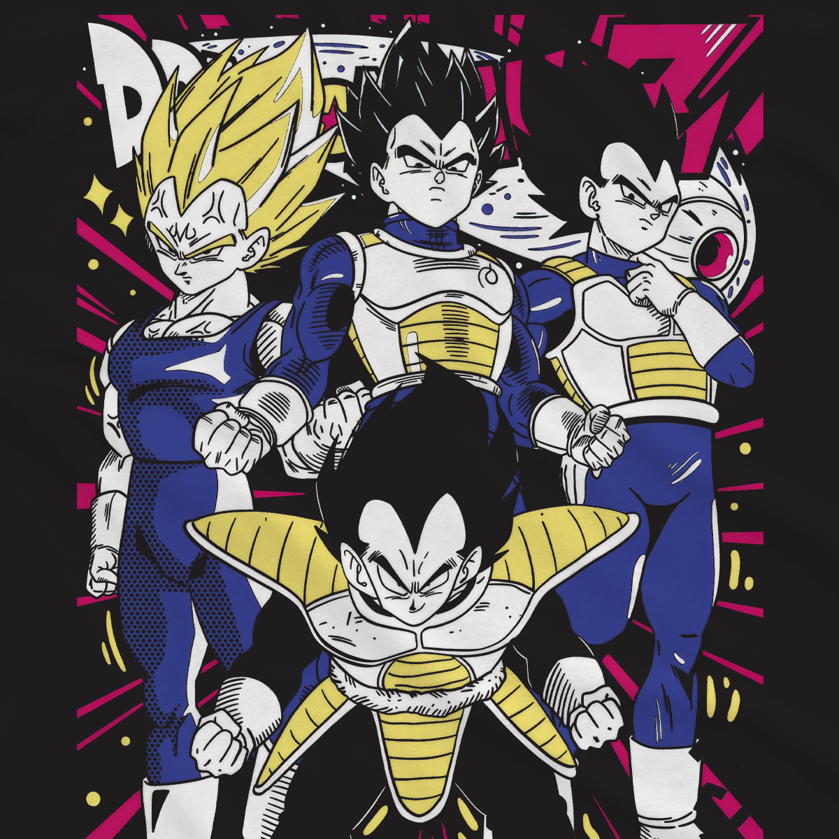 T-shirt Dragon Ball - Principe dei Sayan