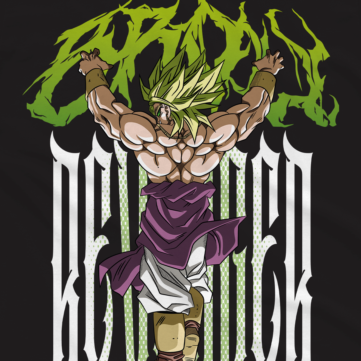 T-shirt Dragon Ball - Broly Revenge