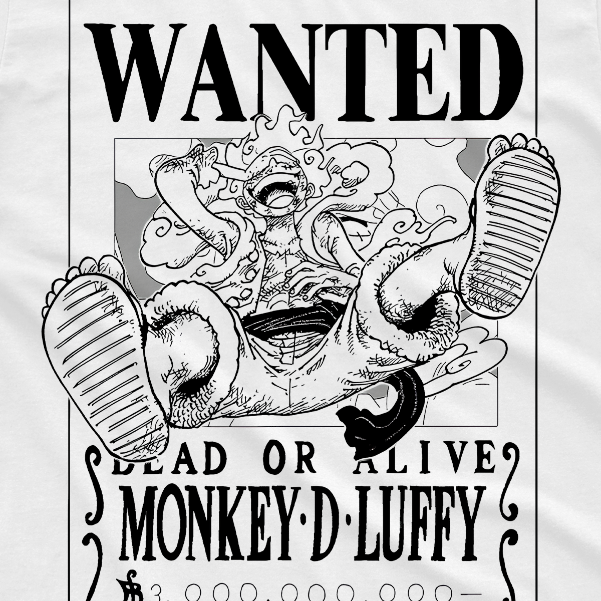 T-shirt One Piece - Wanted Gear Five