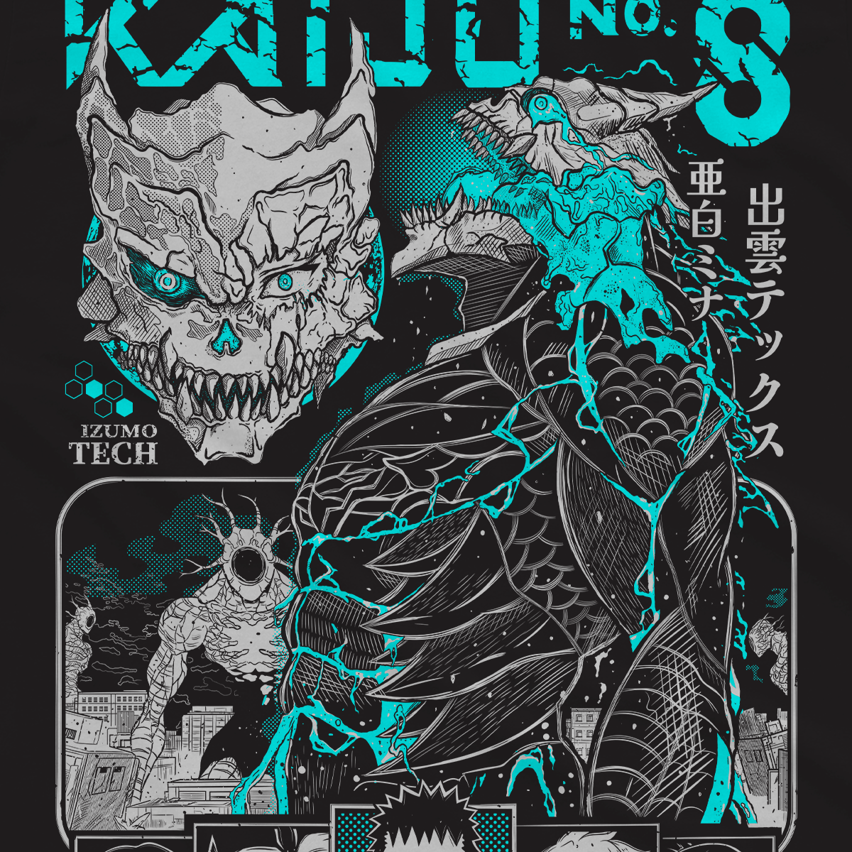 T-shirt Kaiju No. 8 - Team