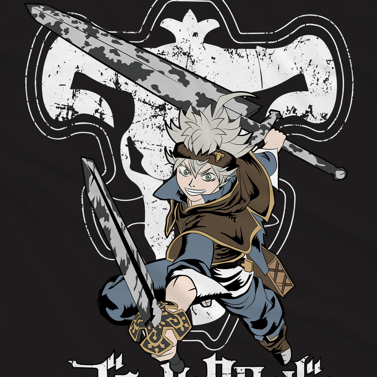 T-shirt Black Clover - Asta Attack