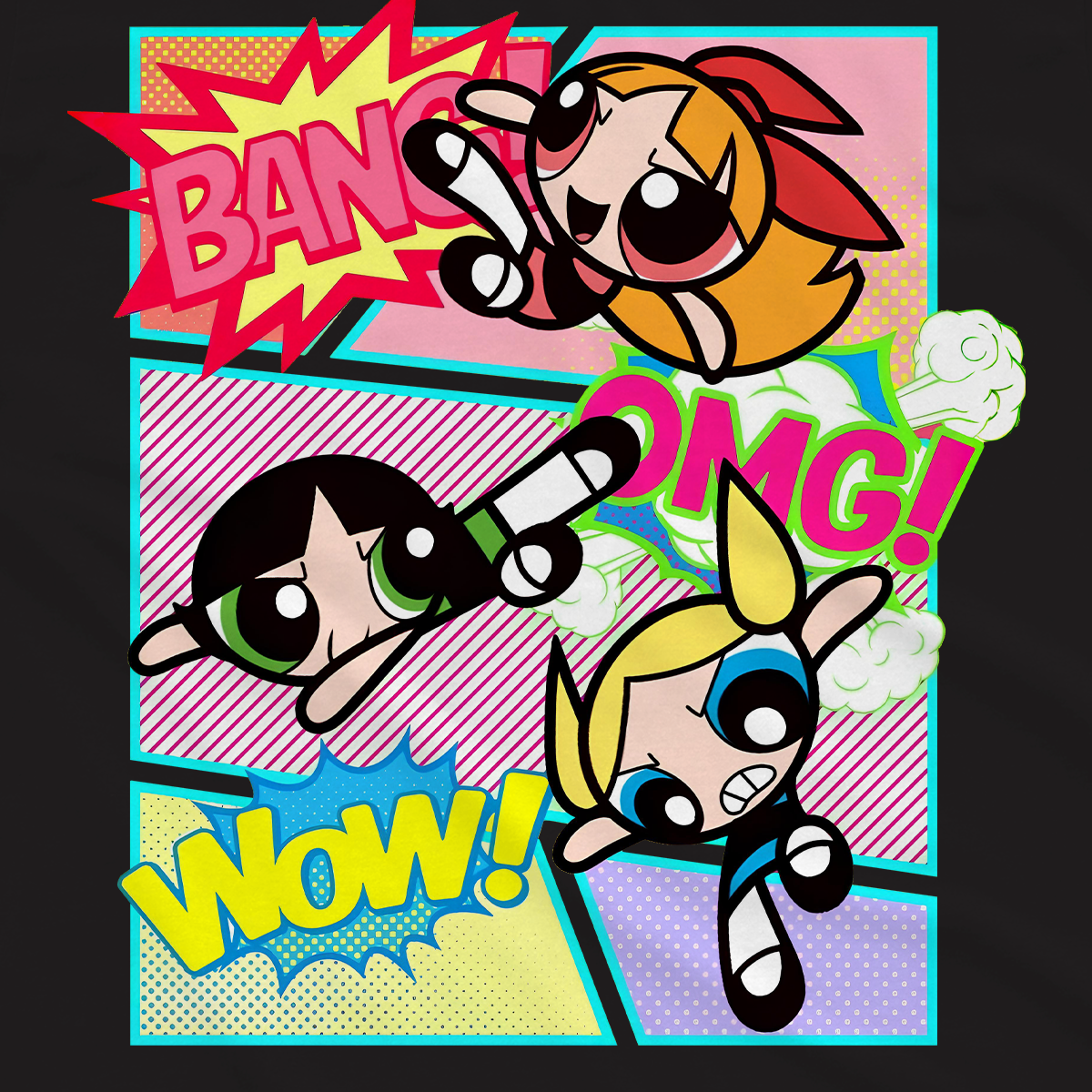 T-shirt Cartoon Network - Superchicche Bang WoW!