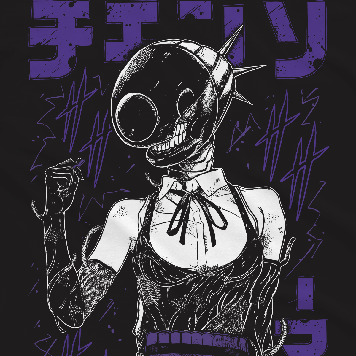 T-shirt Chainsaw Man - Reze Murales