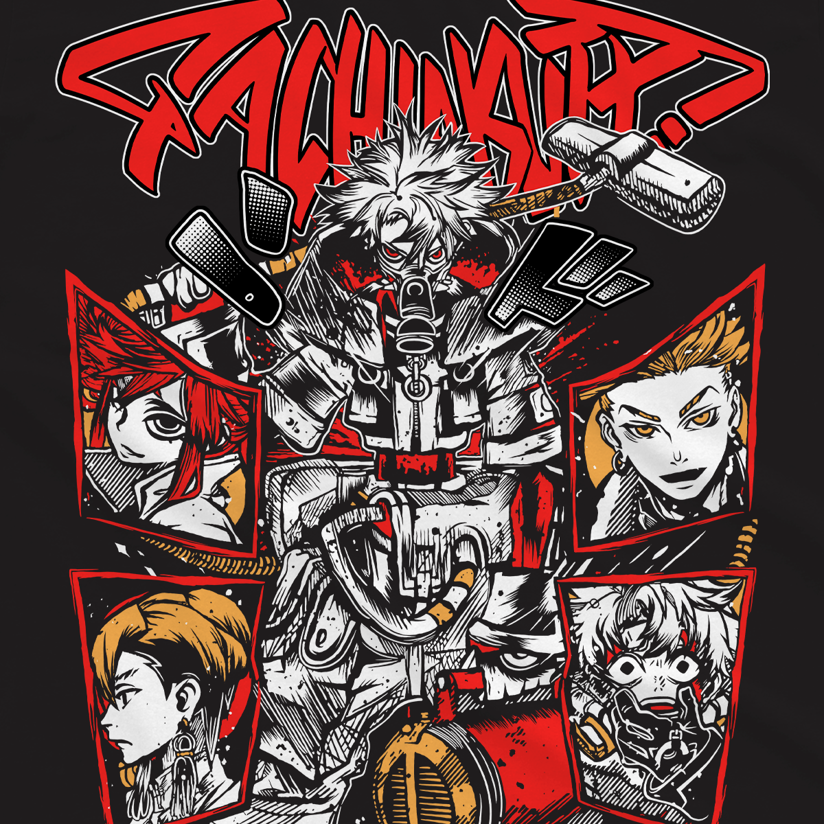 T-shirt Gachakuta - Rudo Friends