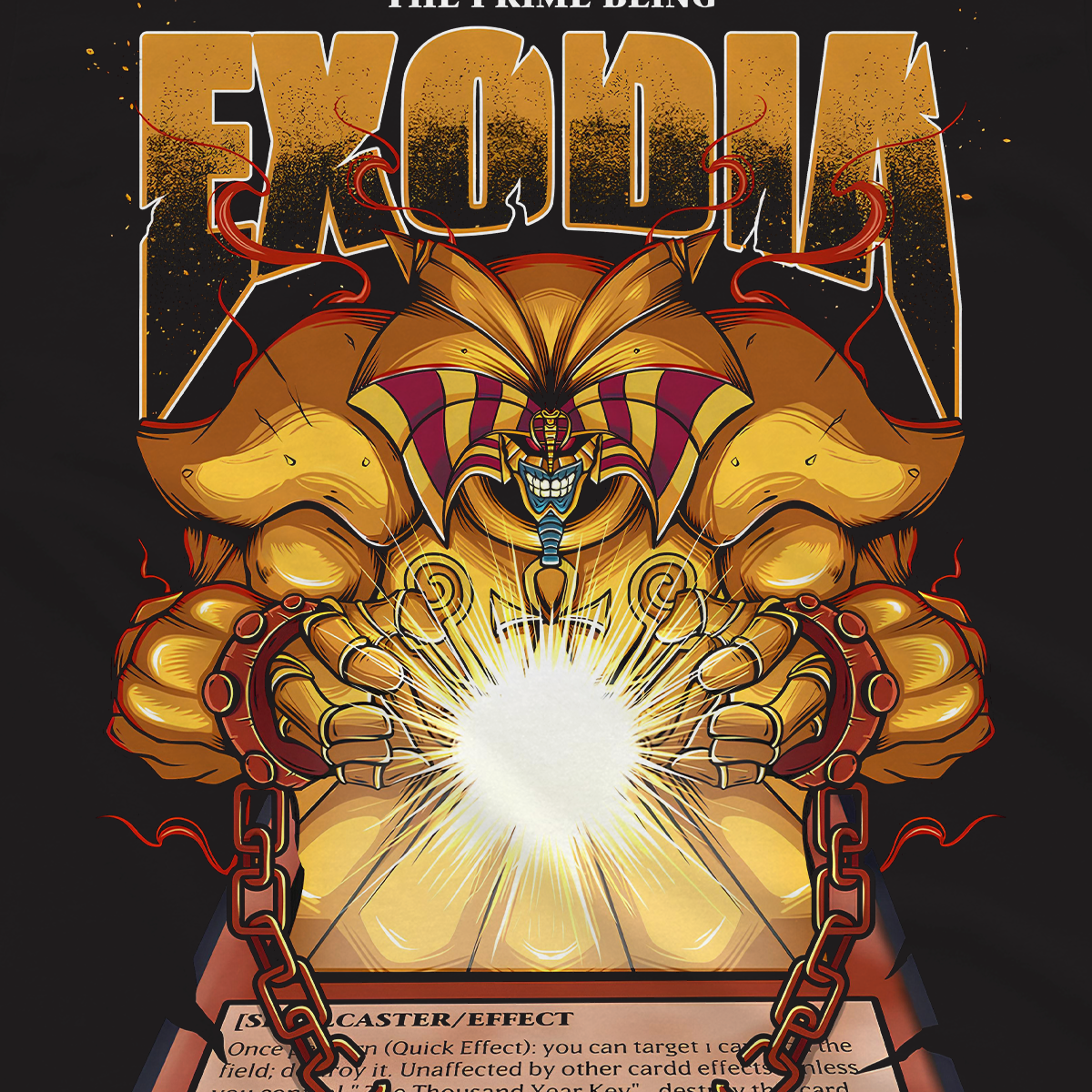 T-shirt Yu-Gi-Oh - Exodia