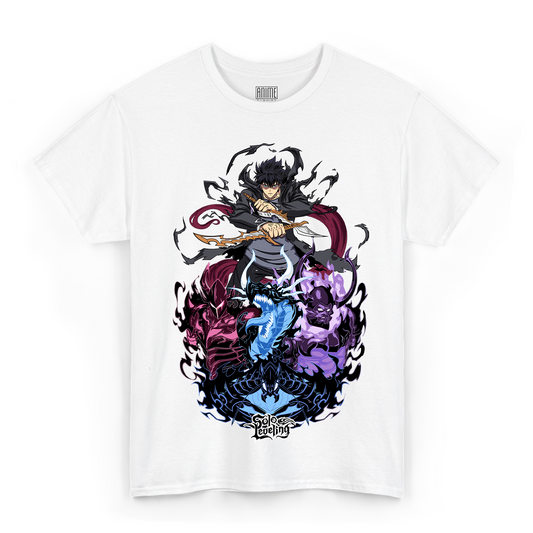 T-shirt Solo Leveling - Ombre del monarca