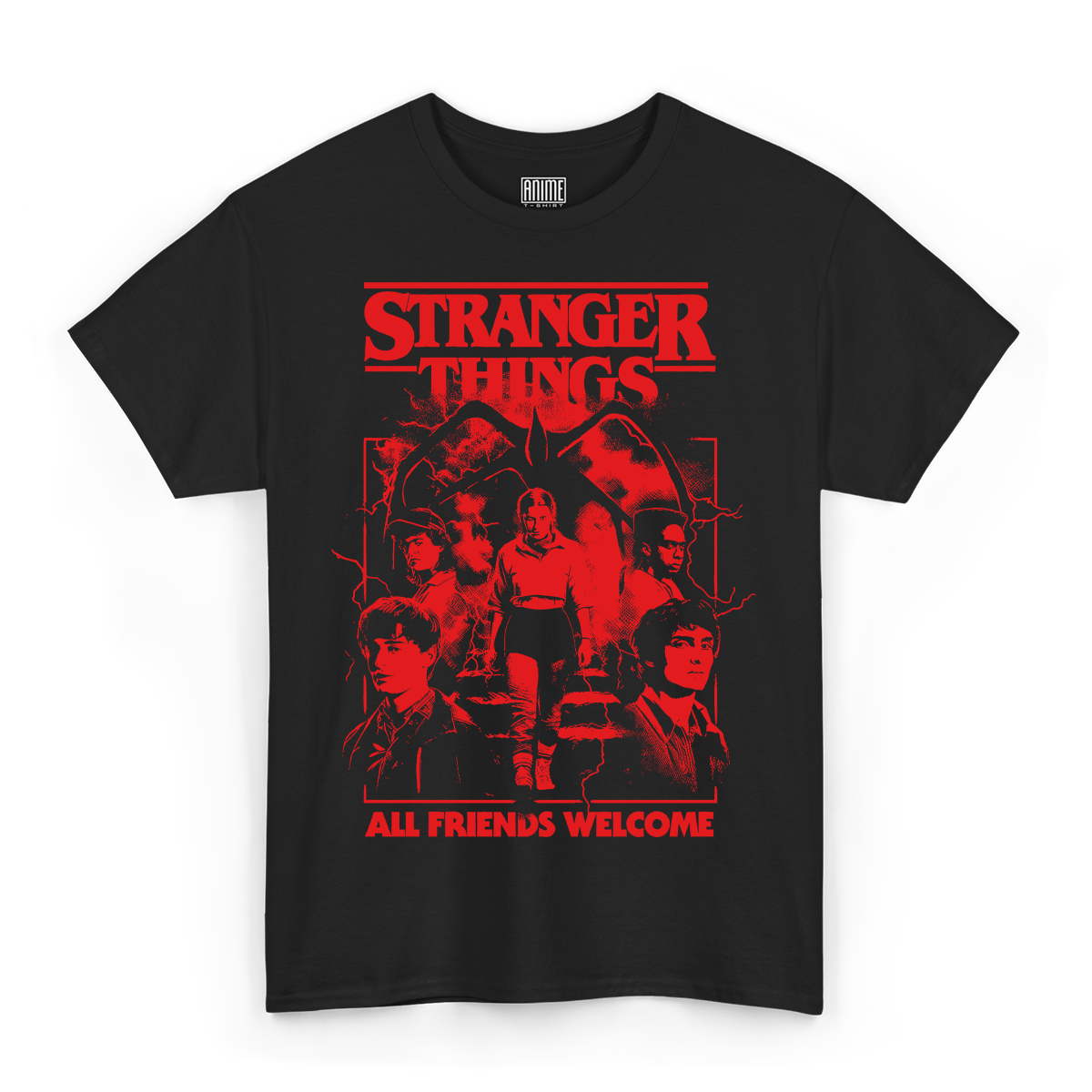 T-shirt Stranger Things - All Friends Welcome