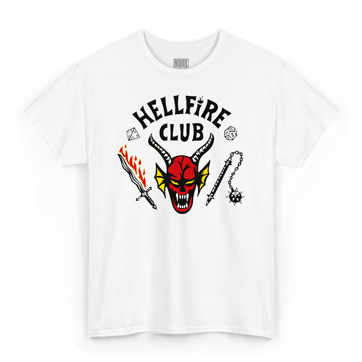 T-shirt Stranger Things - Hellfire Club