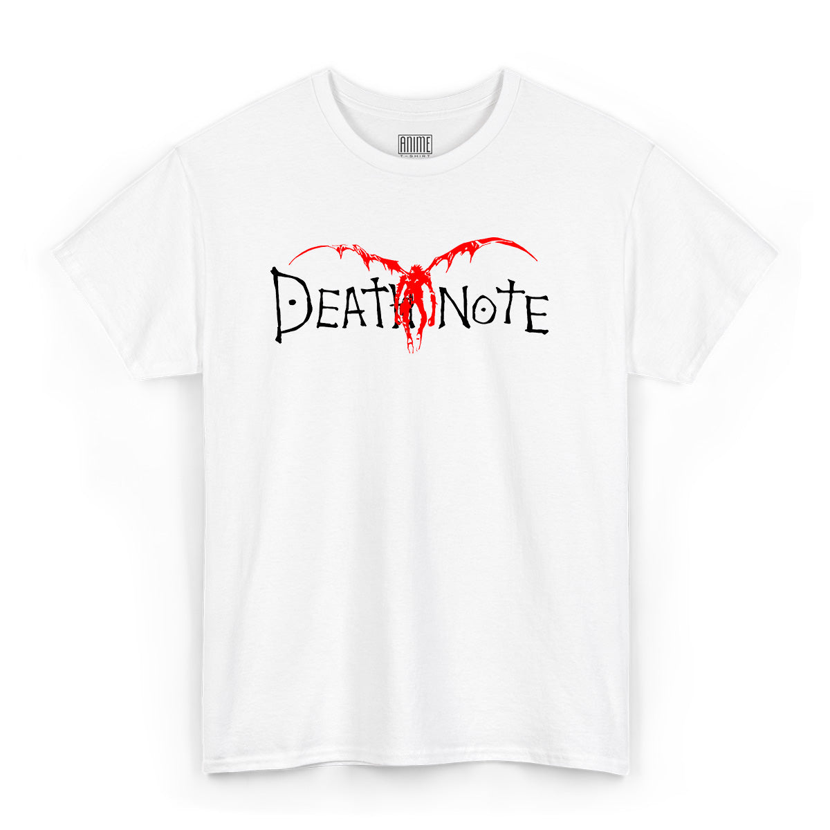 T-shirt Maglietta Bianca Manga Death Note Logo 100% Cotone Anime T-shirt - Fronte