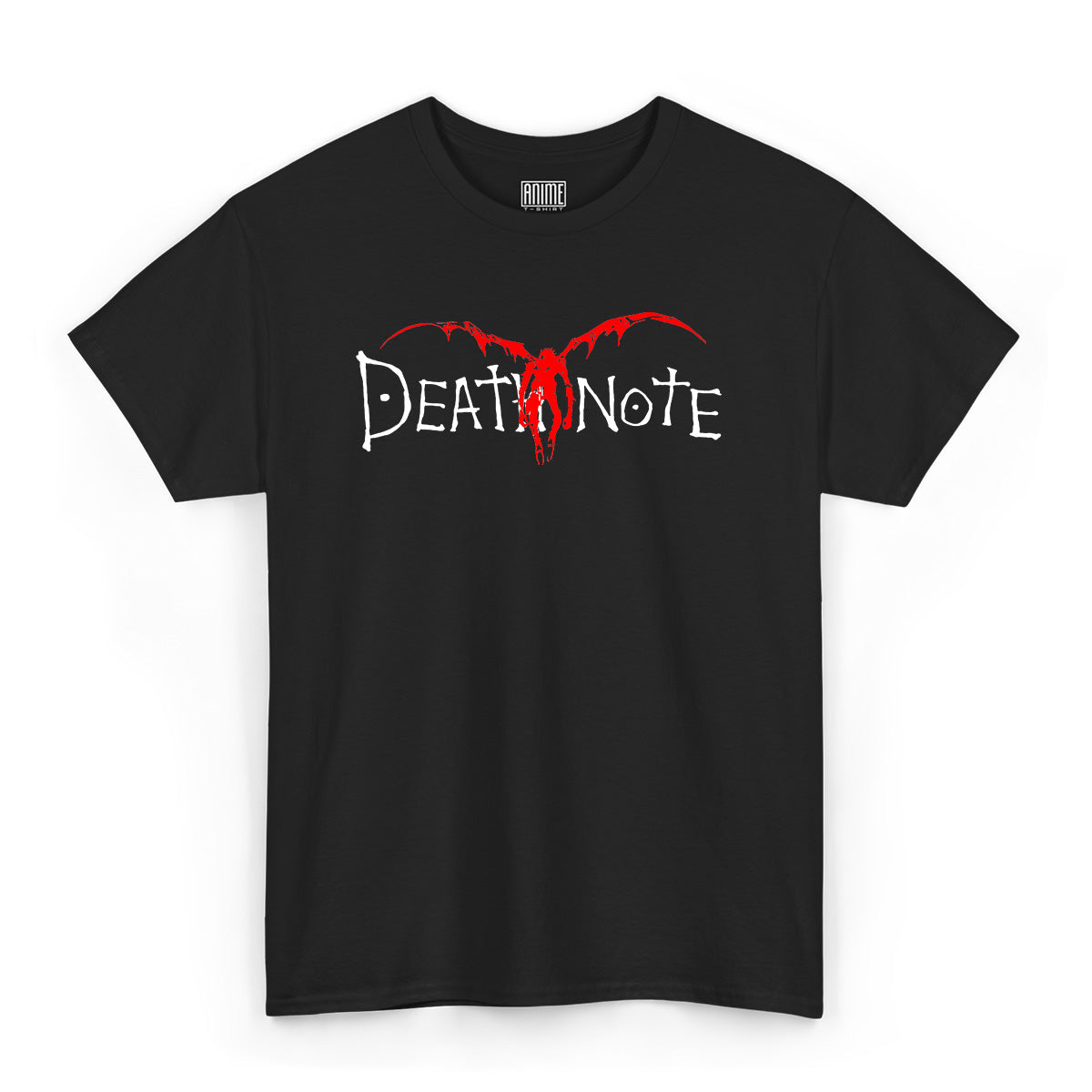 T-shirt Maglietta Nera Manga Death Note Logo 100% Cotone Anime T-shirt - Fronte