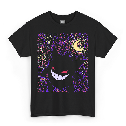 T-shirt Pokemon - Gengar Van Gogh