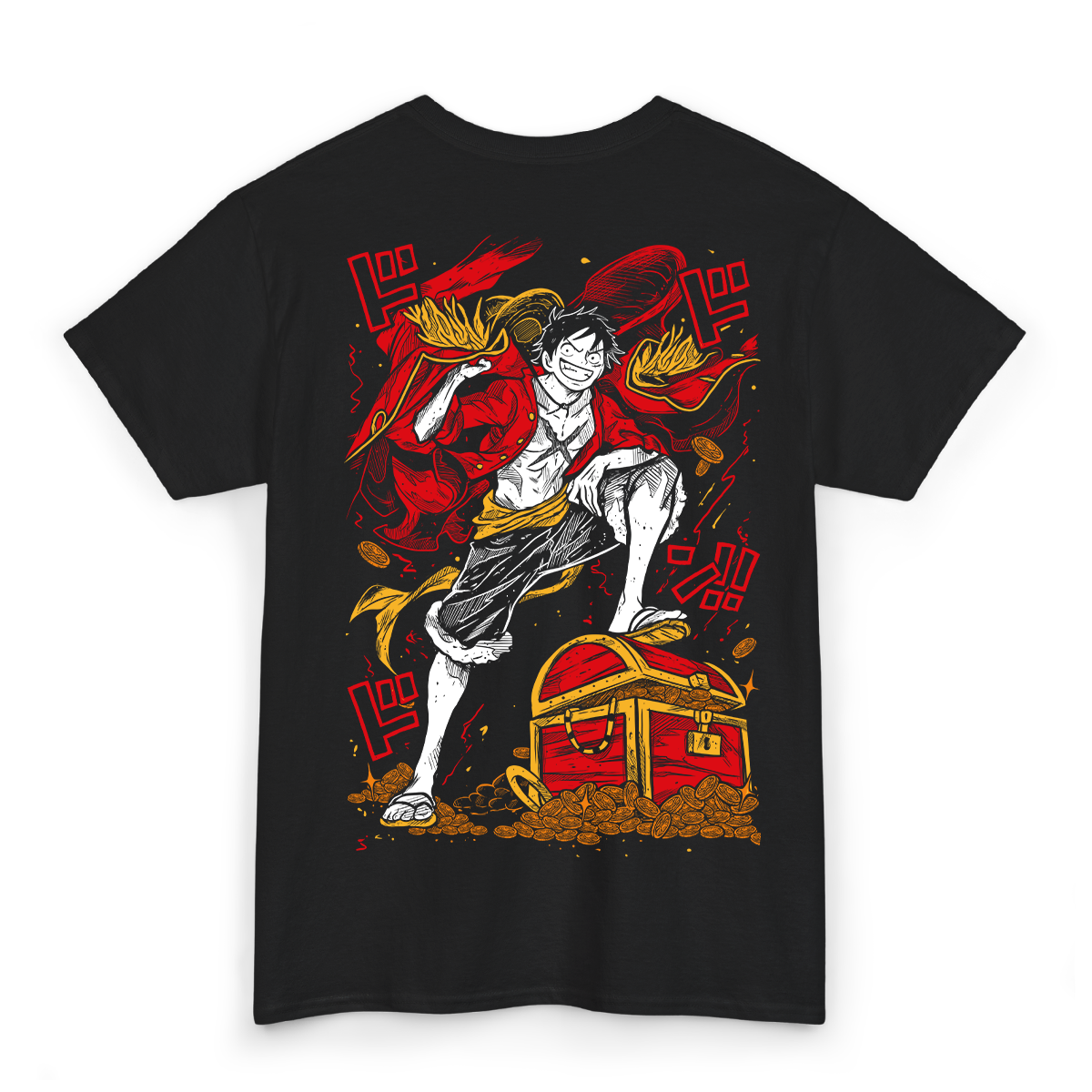T-shirt One Piece - Pirate King Murales
