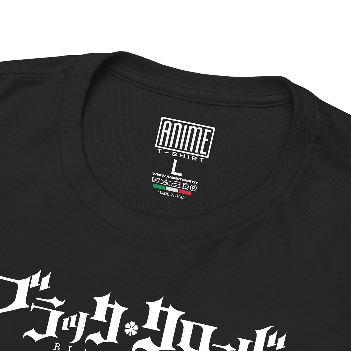 T-shirt Black Clover -Logo Toro Nero