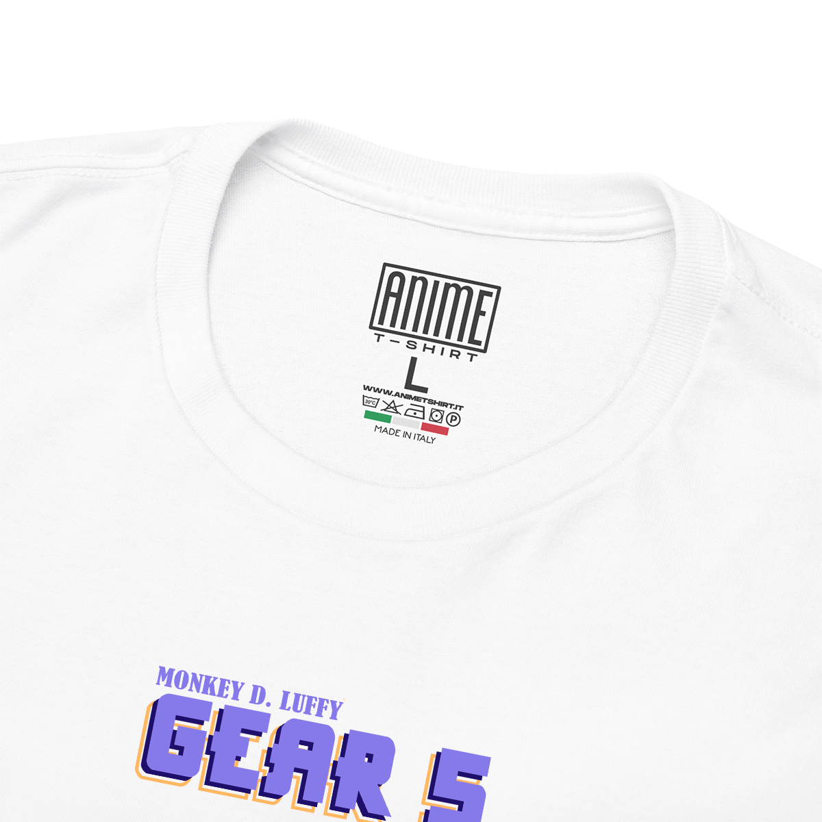T-shirt One Piece - White Gear Five