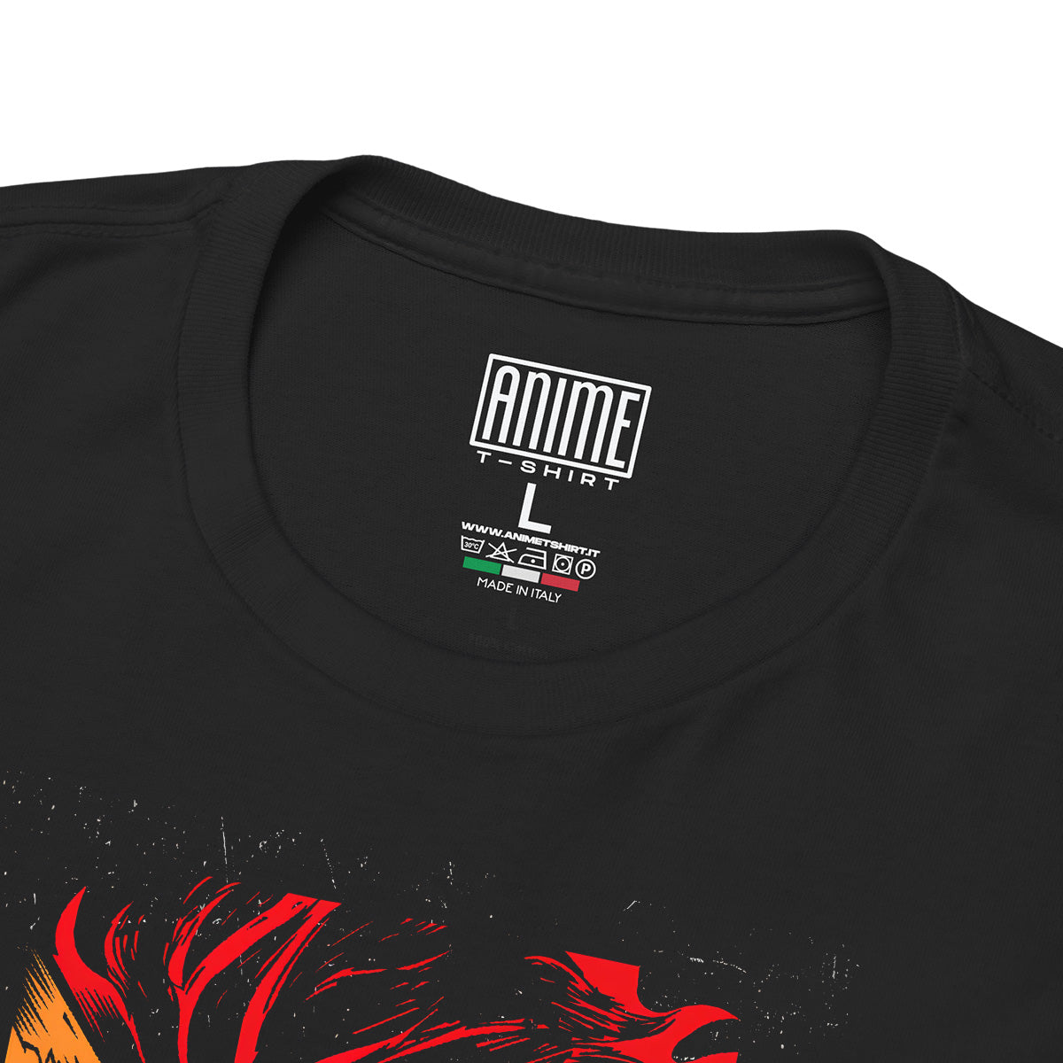 T-shirt Demon Slayer - Tanjiro Red Graphic