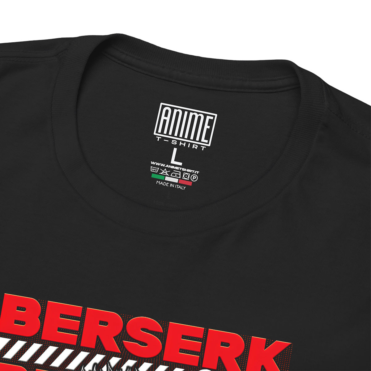 T-shirt Berserk - Black Swordman Guts