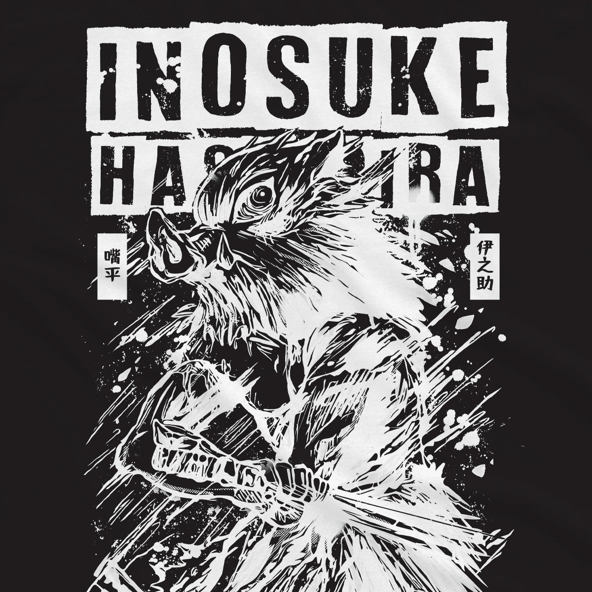 T-shirt Demon Slayer - Inosuke Graphic