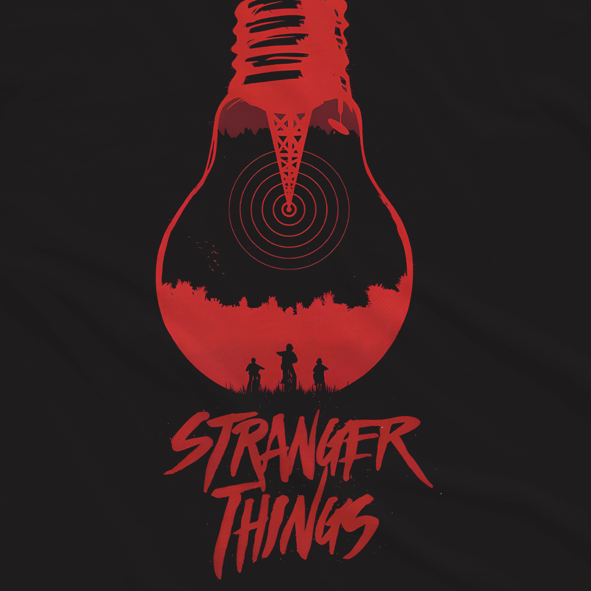 T-shirt Stranger Things - Lampadina