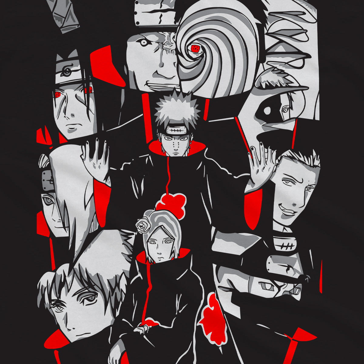 T-shirt Naruto - Akatsuki