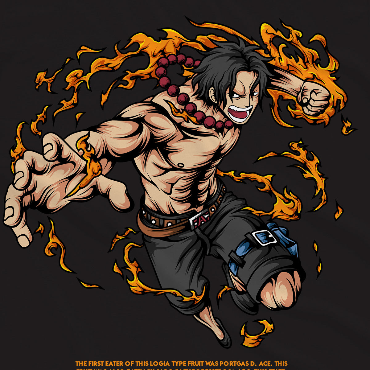 T-shirt One Piece - Portuguese D. Ace