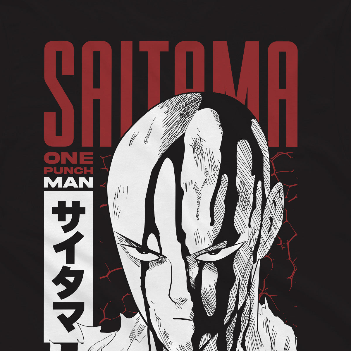 T-shirt One Punch Man - Saitama