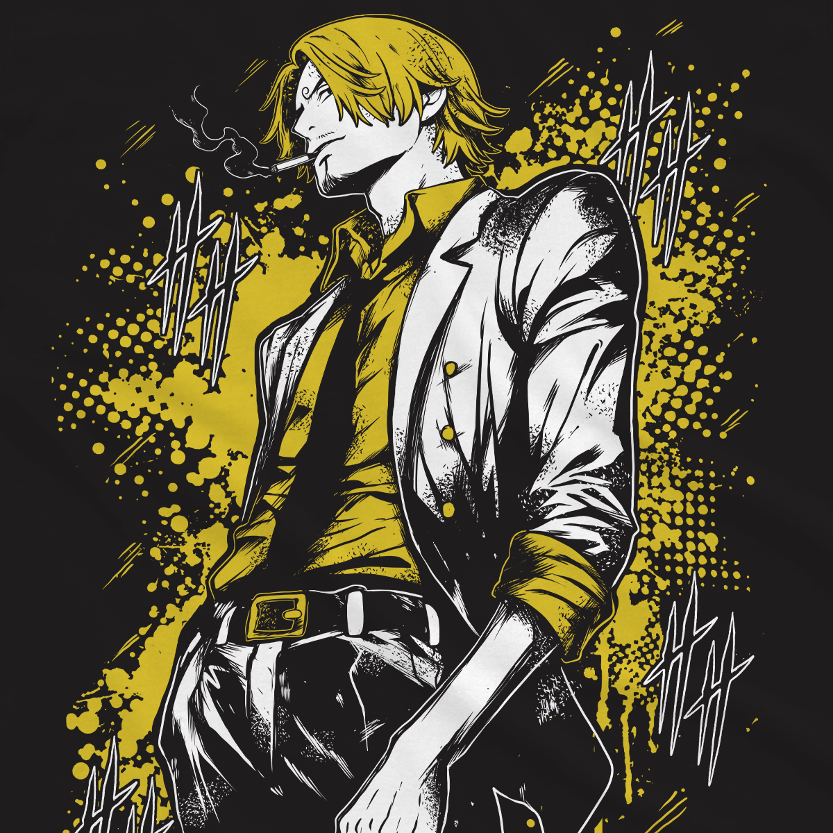 T-shirt One Piece - Sanji Murales