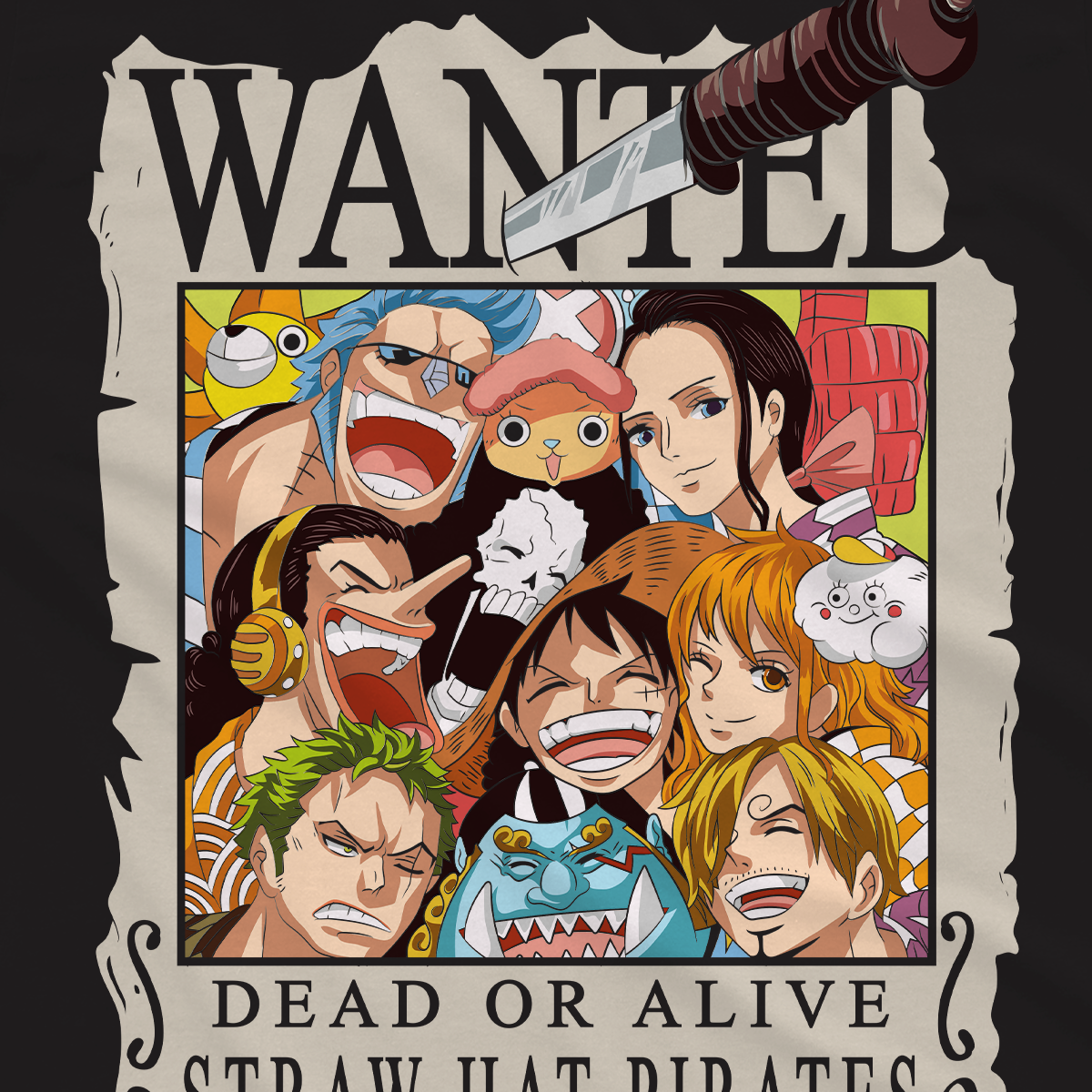 T-shirt One Piece - Wanted All