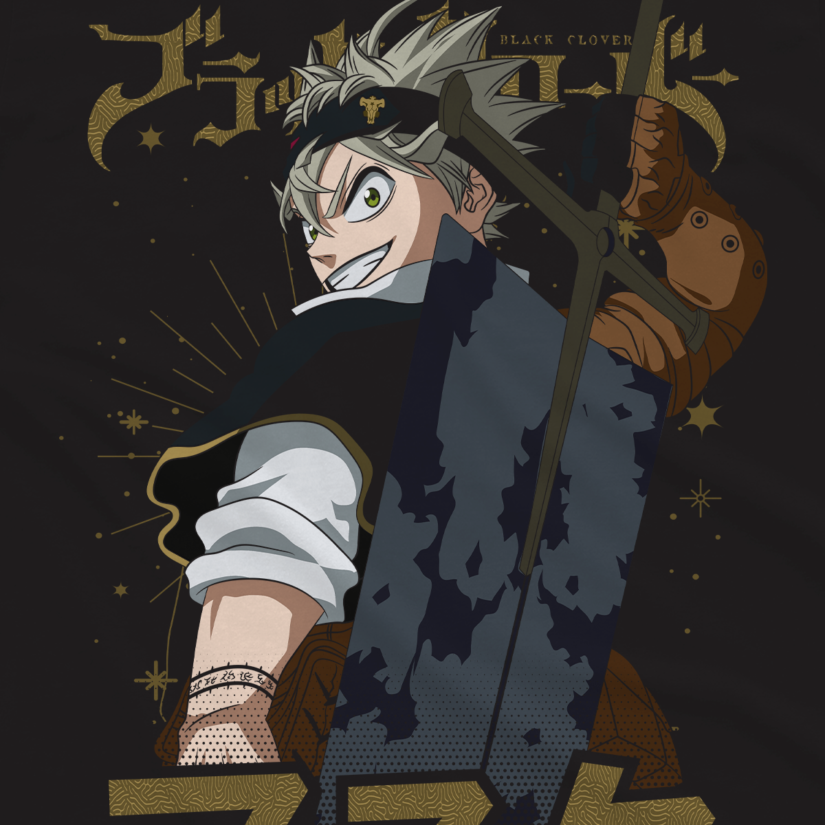 T-shirt Black Clover - Asta Sword