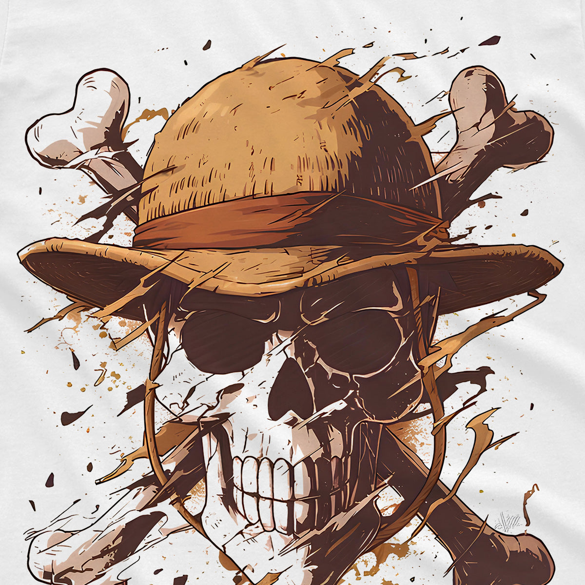 T-shirt One Piece - Teschio