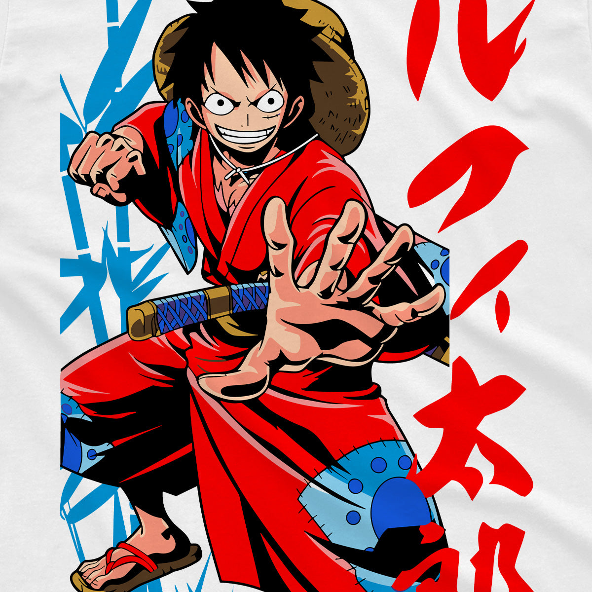 T-shirt One Piece - Luffy Kimono